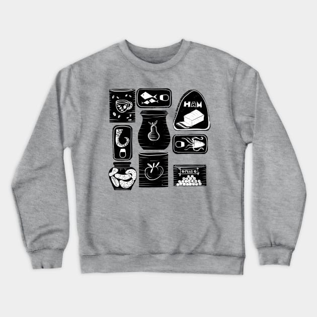 Canned food Crewneck Sweatshirt by bruxamagica